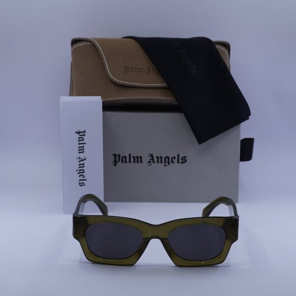 Palm Angels PERI089 BODIE 5907 Square Sunglasses - Light Green/Dark Grey - Picture 2 of 9
